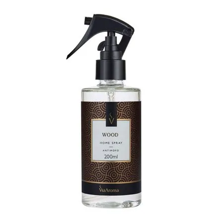 Home Spray Wood - Via Aroma - Frasco com 200ml
