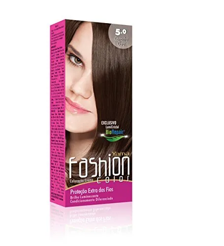 Yama Fashion Color Coloração Creme Castanho Claro 5.0