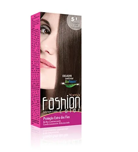 Yama Fashion Color Coloração Creme Castanho Claro Acinzentado 5.1