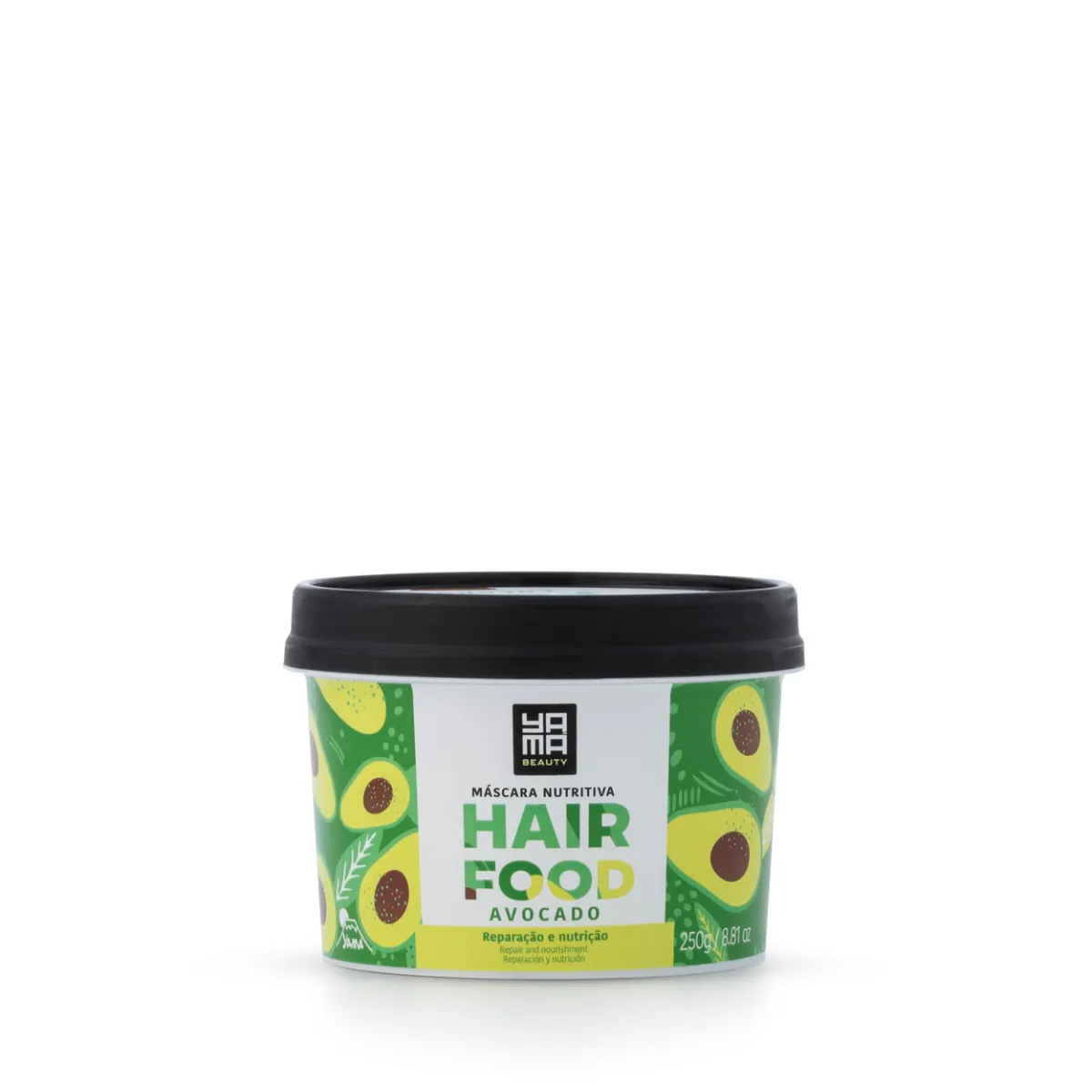 Yamá Hair Food Avocado Mascara 250ml | Linda Cosméticos