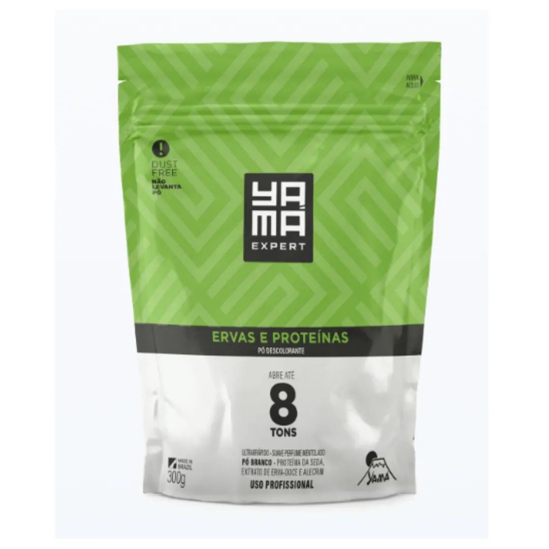 Yamá Pó Descolorante Refil Ervas e Proteinas 300g | Compre Aqui